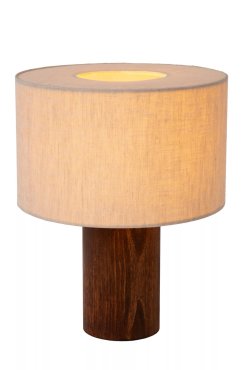 Lucide Tachina - Tischleuchte - Ø 25 x 31,5 cm - Holz
