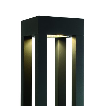 ONE Light Cage Light - Gartenleuchte - 16 x 16 x 60 cm - 22W LED inkl. - IP65 - anthrazit - warmweiße Lichtfarbe