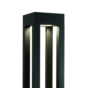 ONE Light Cage Light - Gartenleuchte - 16 x 16 x 60 cm - 22W LED inkl. - IP65 - anthrazit - weiße Lichtfarbe