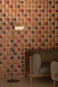 Faro Martinica - Stehleuchte - 41,6 x 150 cm - schwarz und beige