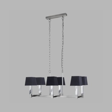 Searchlight Buckingham - Kronleuchter - 80 x 30 x 150 cm - schwarz