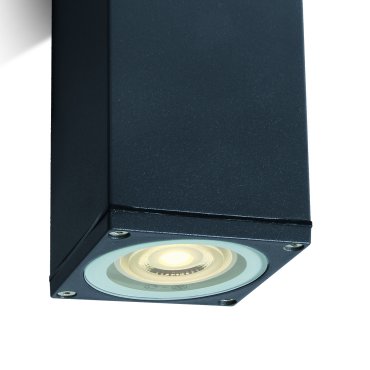 ONE Light GU10 Outdoor Cubes - Aufbaustrahler - 6,3 x 6,3 x 13,5 cm - IP54 - anthrazit