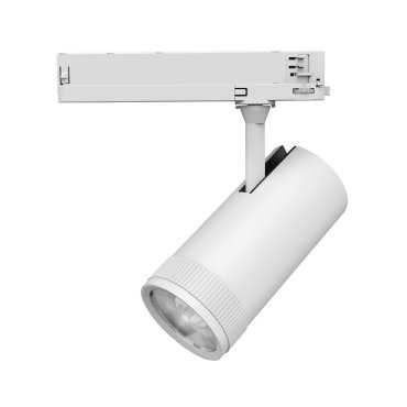 Nova Luce Kors - 3-Phasen Stromschienenstrahler - Ø 8,5 x 18 cm - 38W LED inkl. - sandweiß