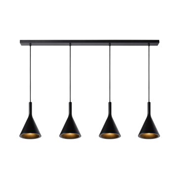 Lucide Gipsy - Hängeleuchte - 120 x 17 x 159 cm - schwarz
