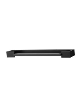 Nova Luce Arga - wandleuchte - 45 x 4 x 10 cm - 12W LED inkl. - IP44 - sand schwarz
