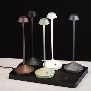 Nova Luce Base - Ladestation für 6 Tischlampen - 42,5 x 3,5 x 27 cm