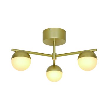 Nordlux Contina - Deckenleuchte 3L - 48,5 x 25,3 cm - gebürstetes messing