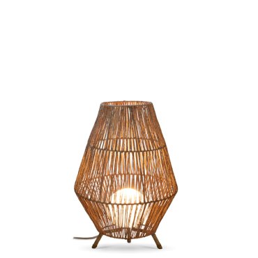 New Garden Sisine - Stehleuchte für den Außenbereich - Ø 48 x 72 cm - 5W dimmbare LED inkl. - IP65 - braun