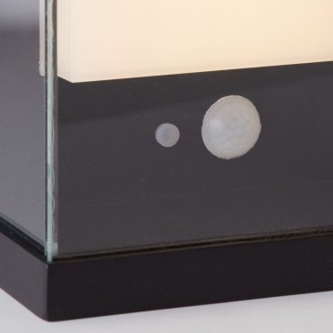 Searchlight Shine - Außenwandleuchte mit Solarsensor - 25,3 x 12,2 x 8,5 cm - 1W LED inkl. - IP54 - anthrazit