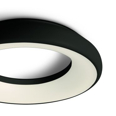 ONE Light Indoor LED - Deckenleuchte - Ø 30 x 4,7 cm - 25W LED inkl. - IP40 - schwarz
