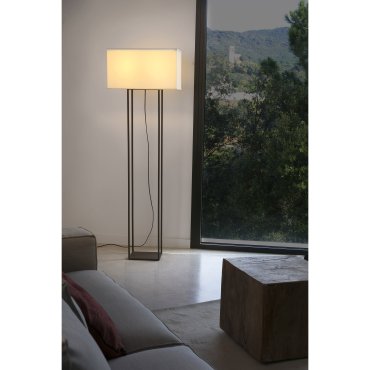 AUSSTELLUNGSSTÜCK - Faro Vesper - Stehleuchte - 135 cm - braun und beige