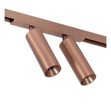 Lucide Linial Moxx - magnetisches Schienensystem - Schienenstrahler - 17 x 4,5 x 10 cm - 2 x 10W LED inkl. - Dimmfunktion und einstellbare Lichtfarbe über die App - Champagner