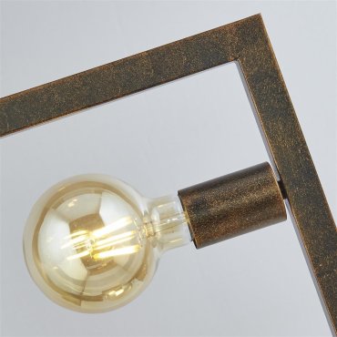 Searchlight Oblong - Stehlampe - 15 x 160 cm - rustikal braun