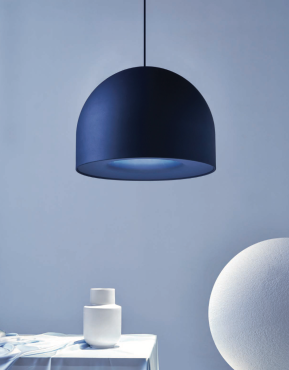 VK Lighting Koula - Pendelleuchte - Ø 50 x 175 cm - blau