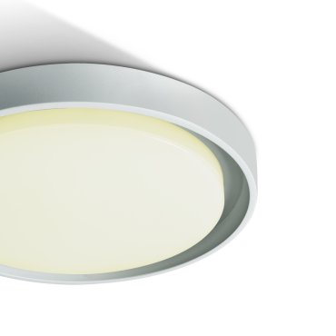 ONE Light Outdoor Project - Außen-Deckenleuchte - Ø 34 x 5 cm - 30W LED inkl. - IP54 - weiß