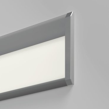 Klus Obit - Wandeinbau-LED-Profil - 8 cm Höhe - silber eloxiert
