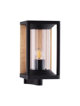 Nova Luce Pacific - Außenwandleuchte - 14,5 x 27,6 x 20,6 cm - IP65 - dunkel anthrazit