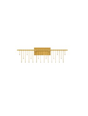 Nova Luce Stellar - Wandleuchte - 67 x 20 x 10 cm - 11W dimmbar LED inkl. - gold