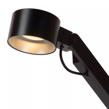 Lucide Ogden - Tischleuchte - 49 x 20 x 90 cm - 6W dimmbare LED inkl. - schwarz