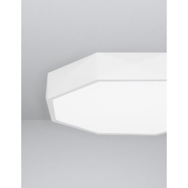 Nova Luce Eben - Deckenleuchte - Ø 40 x 6 cm - 24W LED inkl. - sandweiß und mattweiß