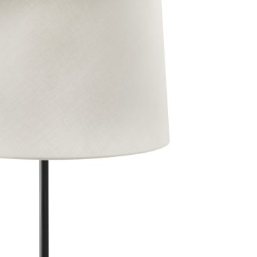Faro Windsor – stehlampe – Ø 64 x 160 x 37,5 cm – mattschwarz und leinen