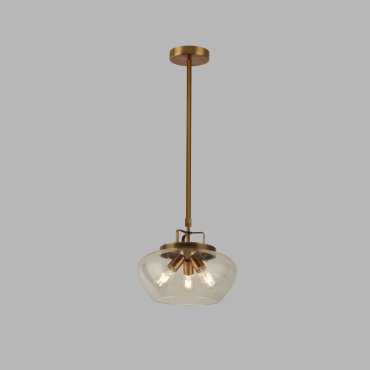 Searchlight Boule - Hängeleuchte - Ø 40 x 130 cm - Bronze