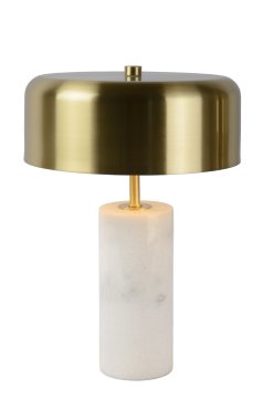 Lucide Mirasol - Tischleuchte - 36,5 cm - weiß und gold