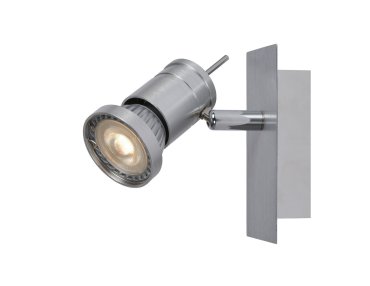 Lucide Twinny - Aufbaustrahler - 12 x 7 x 11 cm - 4,5 W dimmbare LED inkl. - Chrom satiniert