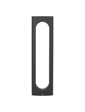 Nova Luce Portal - Gartenleuchte - 17,8 x 65 x 6,9 cm - 14W LED inkl. - IP54 - dunkel anthrazit