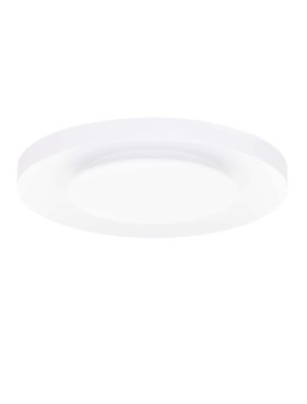 Nova Luce Pada - Deckenleuchte - Ø 60 x 5 cm - 37W dimmbar LED inkl. - Sand Weiß