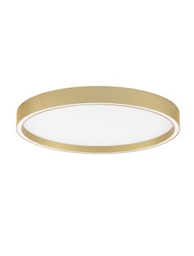 Nova Luce Istos - Deckenleuchte - Ø 50 x 5 cm - 38W dimmbar LED inkl. - gebürstetes gold