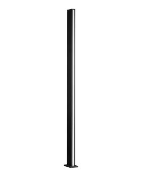 Nova Luce Sasso - Gartenpfosten - 15 x 170 x 9,5 cm - 22W LED inkl. - IP54 - dunkel anthrazit