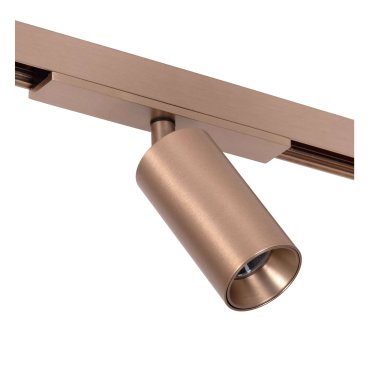Lucide Linial Bix - magnetisches Schienensystem - Schienenstrahler - Ø 3,5 x 10 cm - 8W LED inkl. - Dimmfunktion und einstellbare Lichtfarbe über die App - Champagner