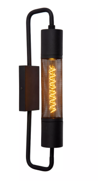 Lucide Calixt - Wandleuchte - 8 x 14 x 51 cm - schwarz