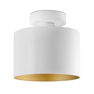 Faro Janet - Deckenleuchte - Ø 18 x 17,5 cm - weiß und gold