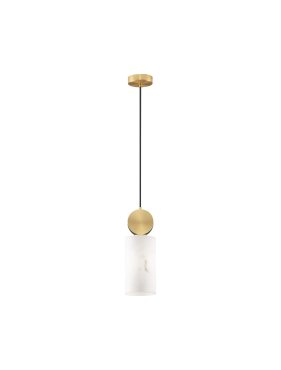 Nova Luce Maru - Hängelampe - Ø 12 x 145 cm - messing gold