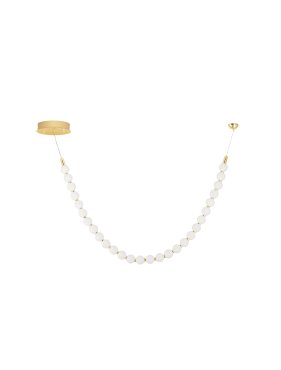 Nova Luce Perla - Hängelampe - 116 x 81 cm - 48W dimmbar LED inkl. - gold