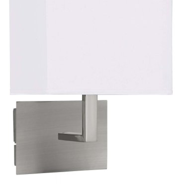 Searchlight Wall - Wandleuchte mit Schalter - 20 x 25,5 cm - Nickel matt