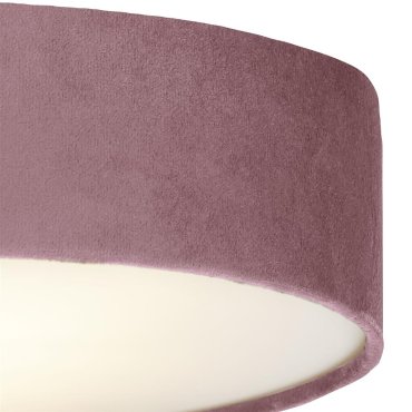 Searchlight Drum - Deckenleuchte - Ø 50 x 10 cm - rosa
