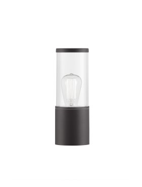 Nova Luce Zosia - Außenwandleuchte - Ø 9 x 25 x 12 cm - IP65 - dunkelgrau