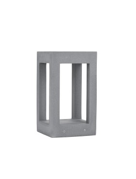 Nova Luce Bev - Außenwandleuchte - 20 x 35 x 20 cm - 5W LED inkl. - IP65 - grau