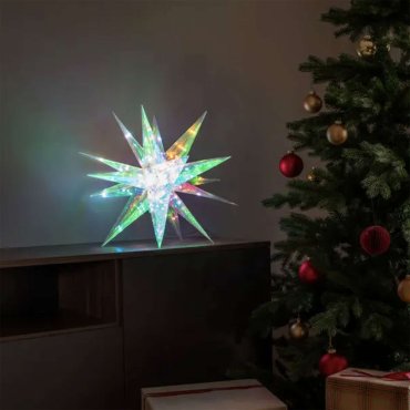 Konstsmide Diamantstern - Tischlampe - 54 x 54 x 54 cm - mehrfarbig