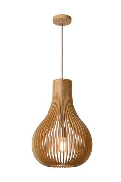 Lucide Bodo - Hängeleuchte - Ø 38 x 195 cm - Holz