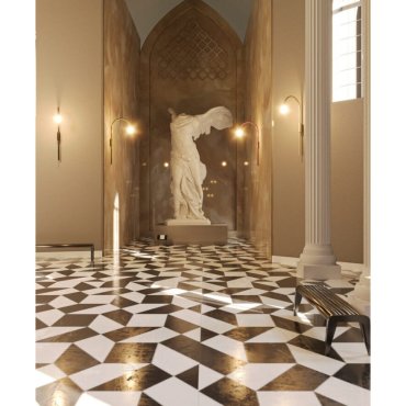 Maxlight Enigma - Wandleuchte - 30 x 4 x 60 cm - 2W LED inkl. - rot