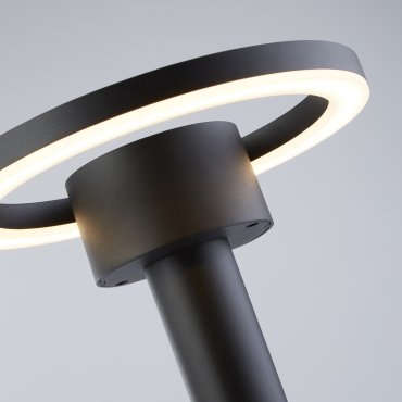 Searchlight Eakring - Gartenleuchte - Ø 24 x 73 cm - 12W LED inkl. - IP44 - schwarz