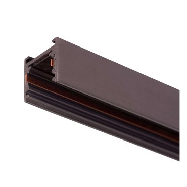 Lucide Linial - magnetisches Schienensystem - 2m Aufbauprofil - 1,9 x 1,8 cm - Schwarz matt Chrom