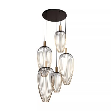 Lucide Aurelie - Pendelleuchte - Ø 65 x 350 cm - Gold