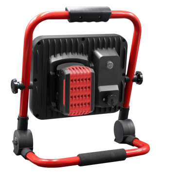 Century Italia Rework - Handscheinwerfer - 33,5 x 20 x 37,5 cm - 70W dimmbar LED inkl. - IP65 - schwarz und rot