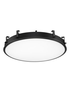 Nova Luce Perfect Profile Trimless - Einbaustrahler - Ø 1045 mm, 1030 mm Einbaumaß - 120W dimmbare LED inkl. - 3000K - schwarz