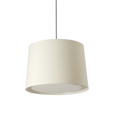Faro Conga - Hängeleuchte - Ø 40 x 30 cm - weiß und schwarz